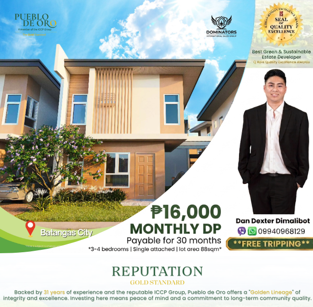 Pueblo de Oro Batangas City property